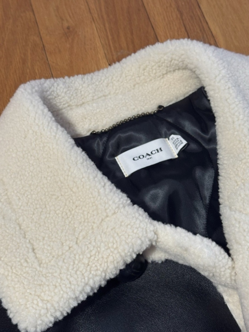 Coach Shearling Jacket - Picture 9 of 10